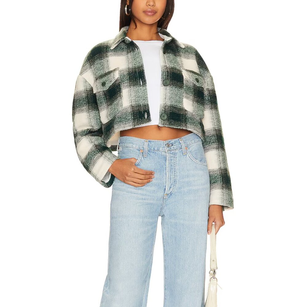 Revolve‎ Lovers and Friends Roxy Cropped Shacket - Picture 5 of 7